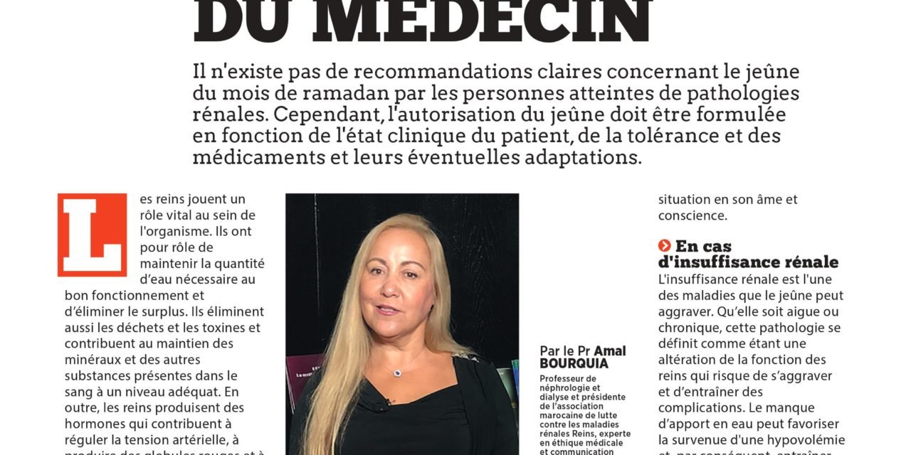 RESPECTER LES CONSEILS DU MEDECIN